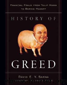 History of Greed by David E. Y. Sarna
