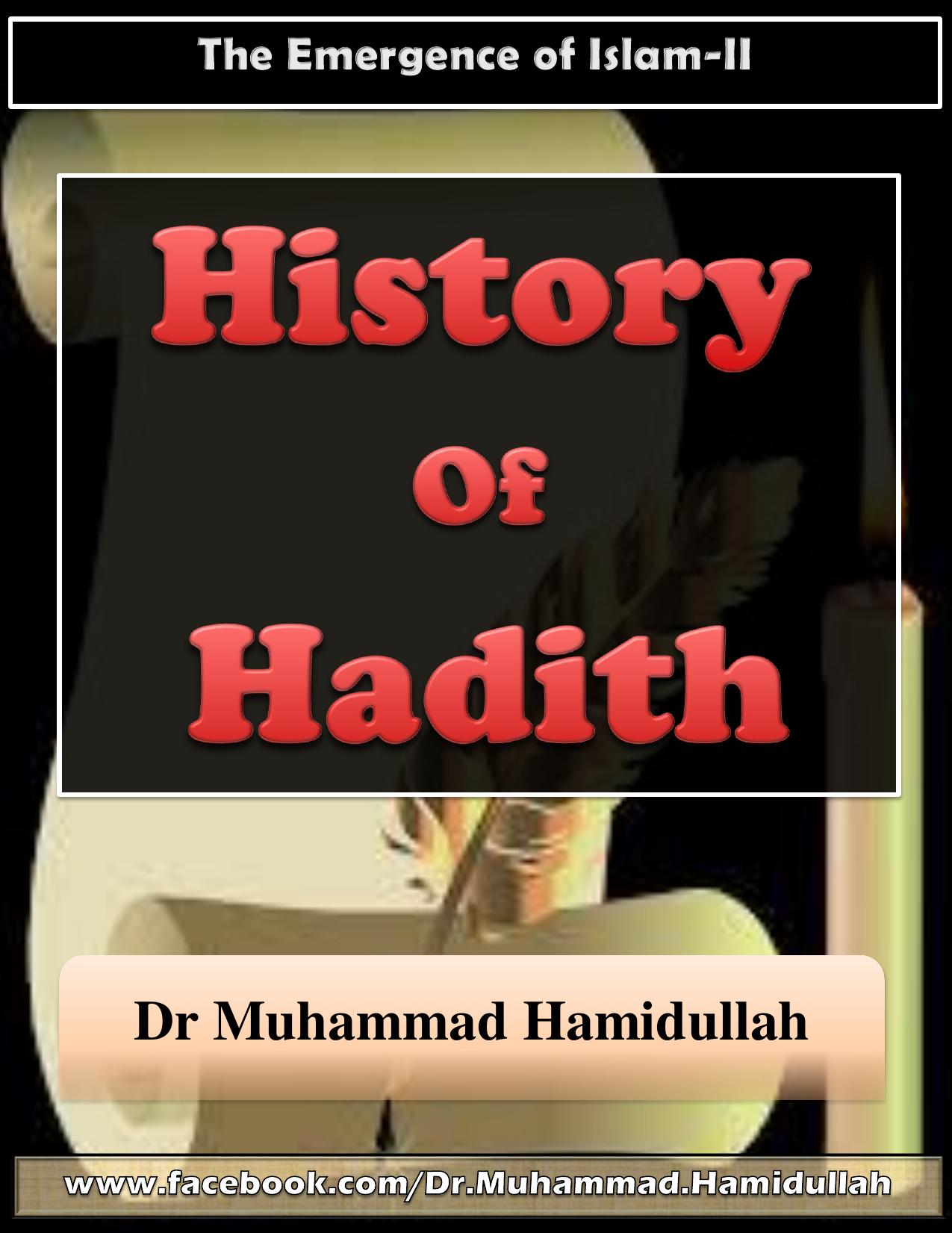 History of Hadith by Muhammad Hamidullah