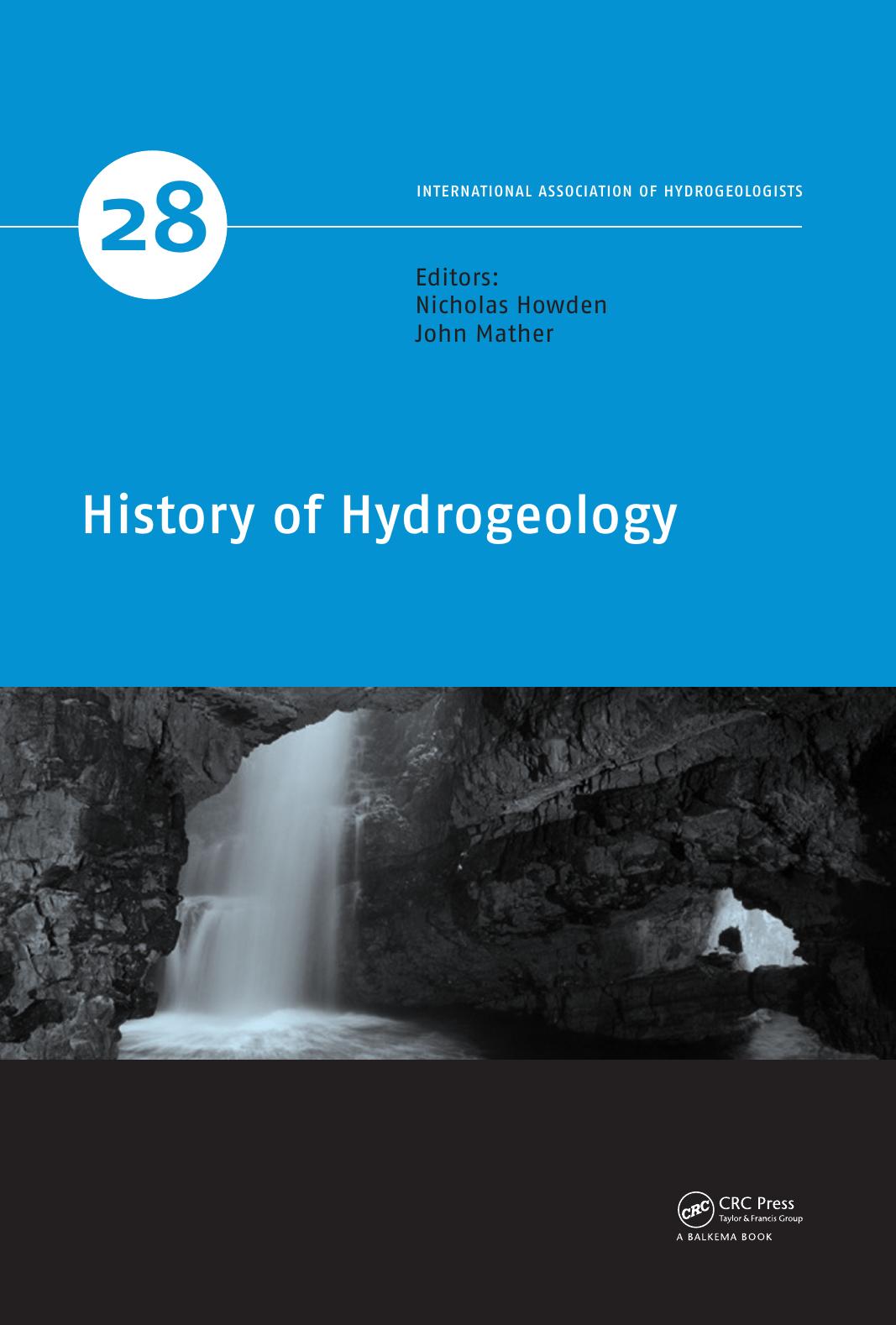 History of Hydrogeology by Nicholas Howden John Russell Mather