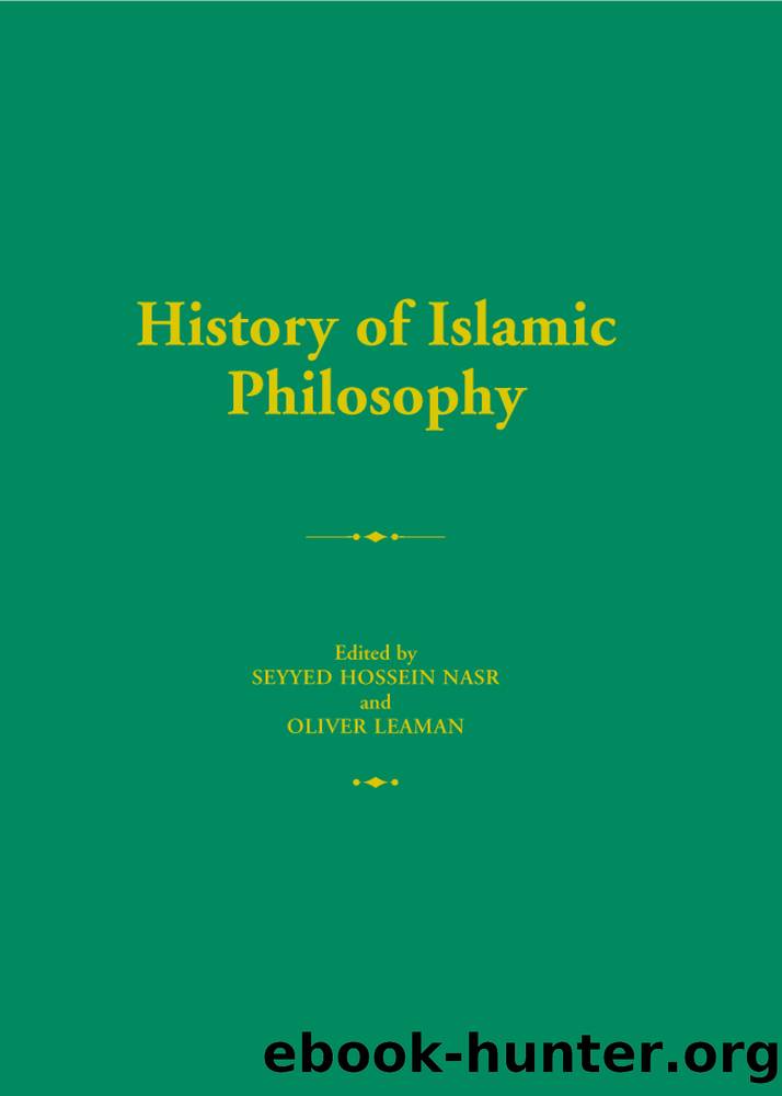 History of Islamic Philosophy by Unknown