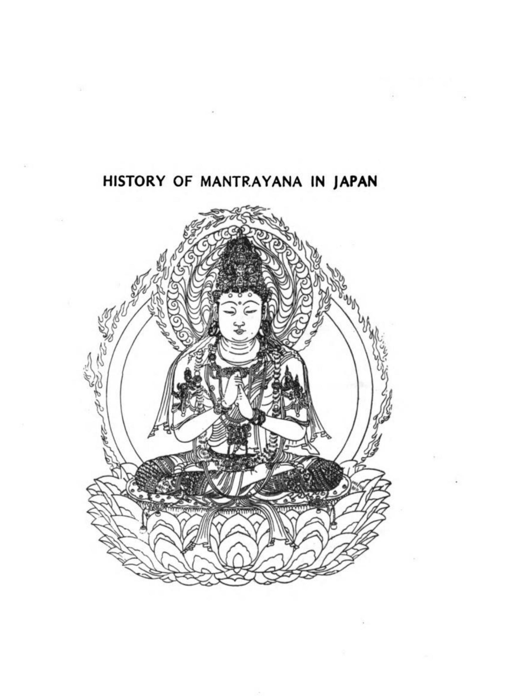 History of Mantrayana in Japan by Chikyō Yamamoto