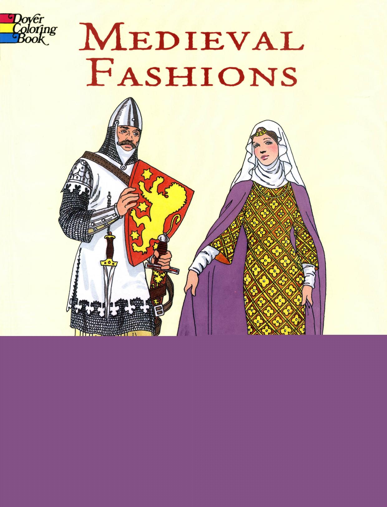History of Medieval Fashions Coloring Book by Unknown