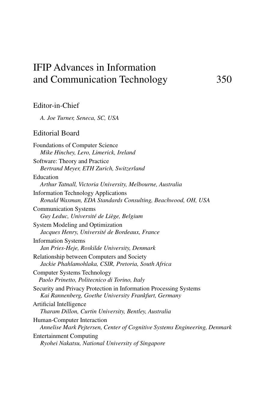 History of Nordic Computing 3: Third IFIP WG 9.7 Conference, HiNC 3, Stockholm, Sweden, October 18-20, 2010, Revised Selected Papers by James W. Cortada (auth.) John Impagliazzo Per Lundin Benkt Wangler (eds.)