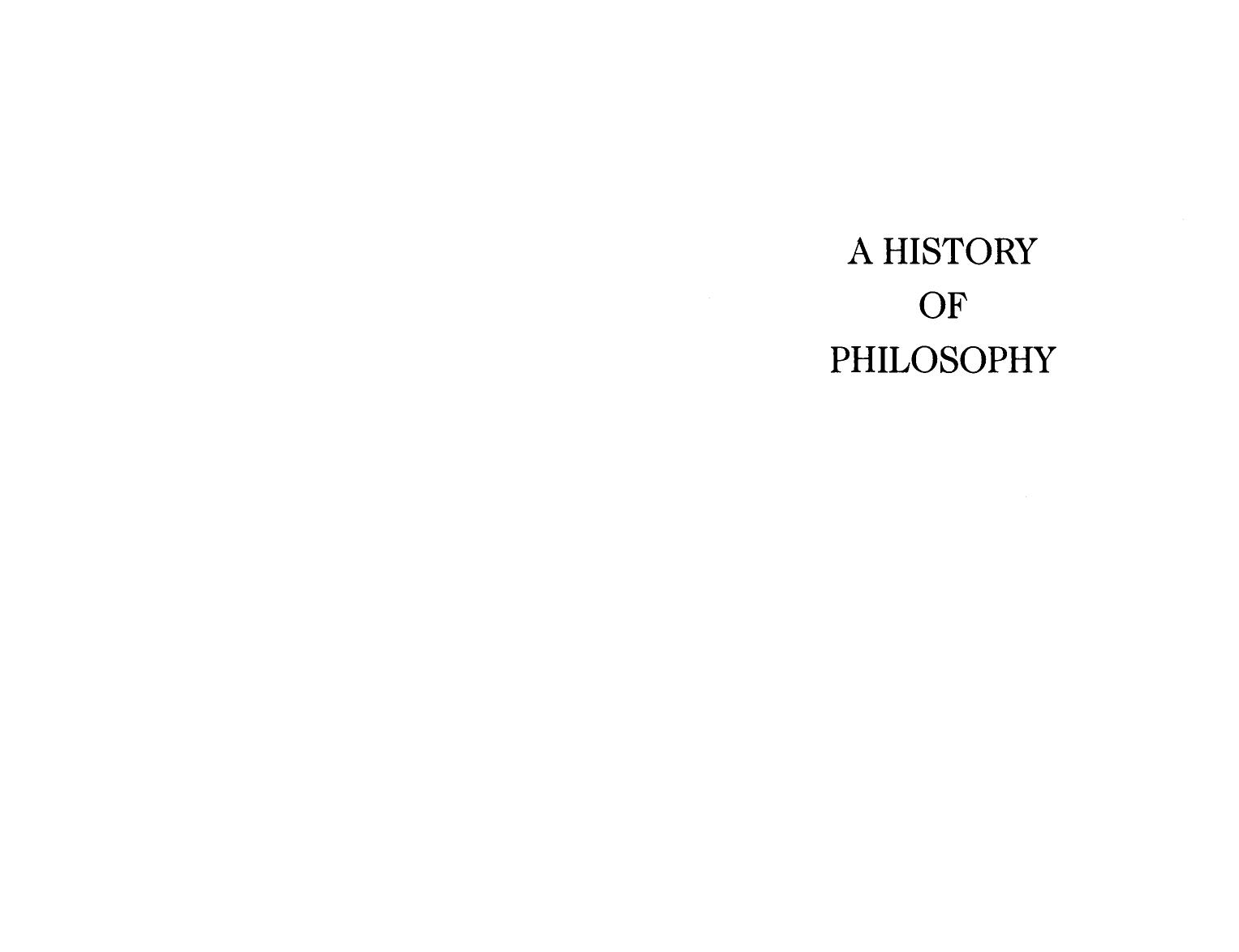 History of Philosophy 3 by Unknown