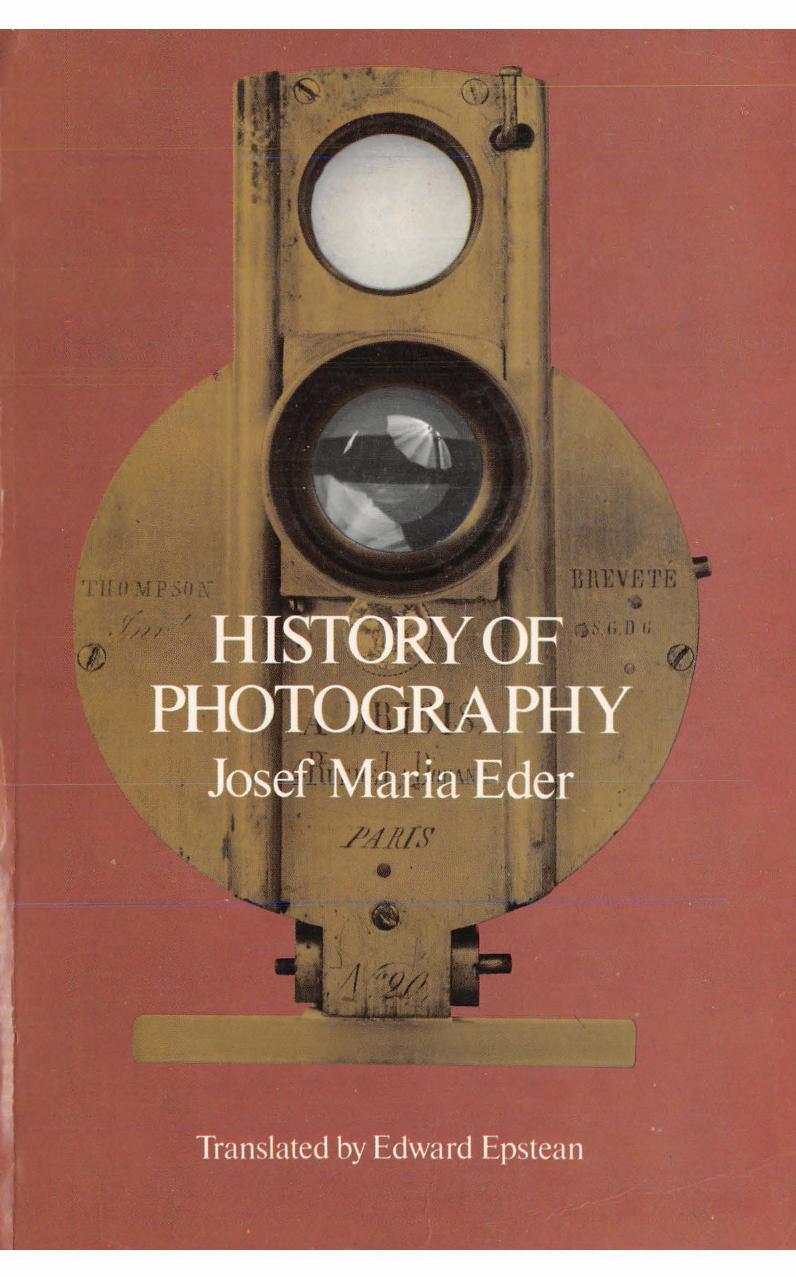 History of Photography by Josef Maria Eder