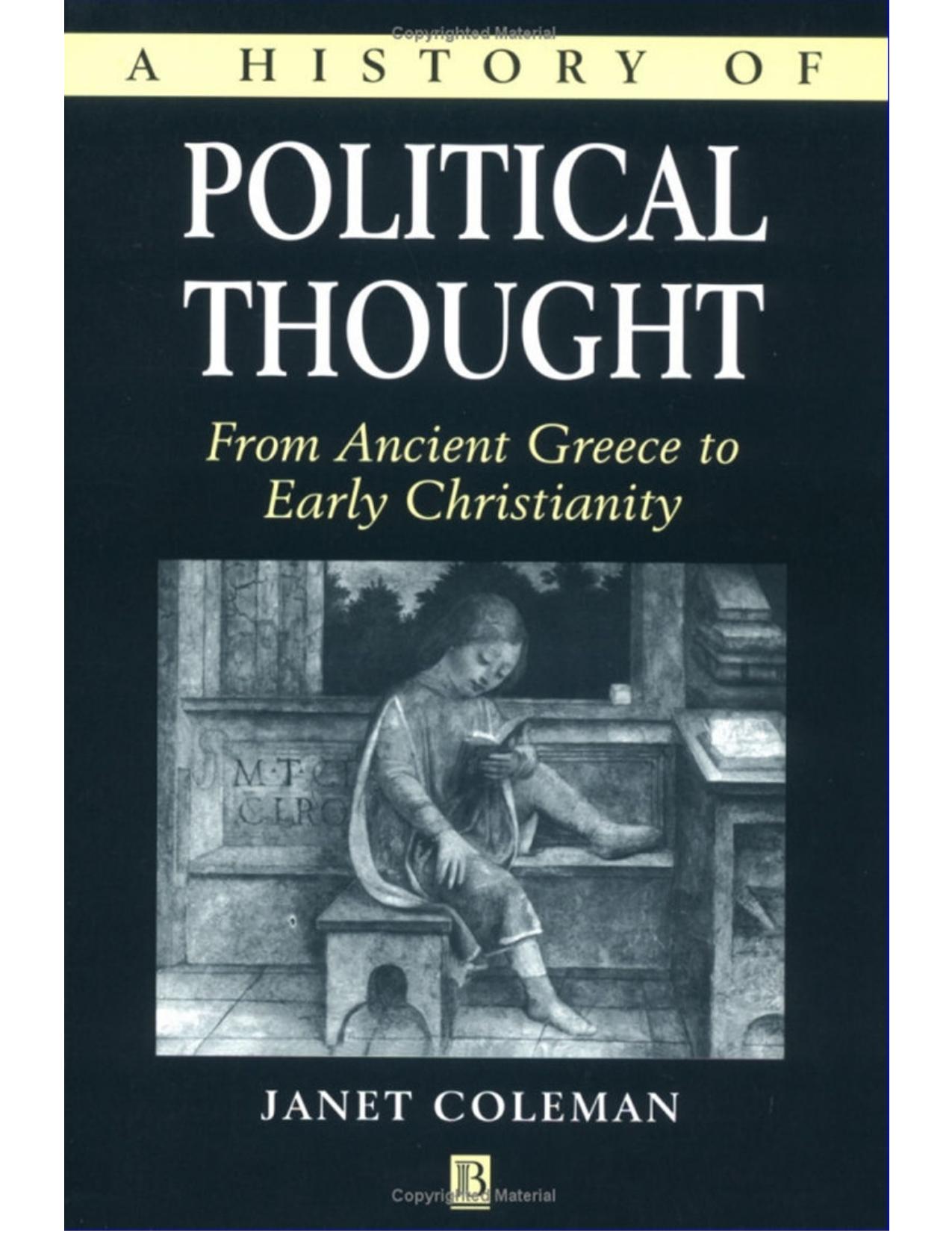 History of Political Thought vol 1 by Unknown