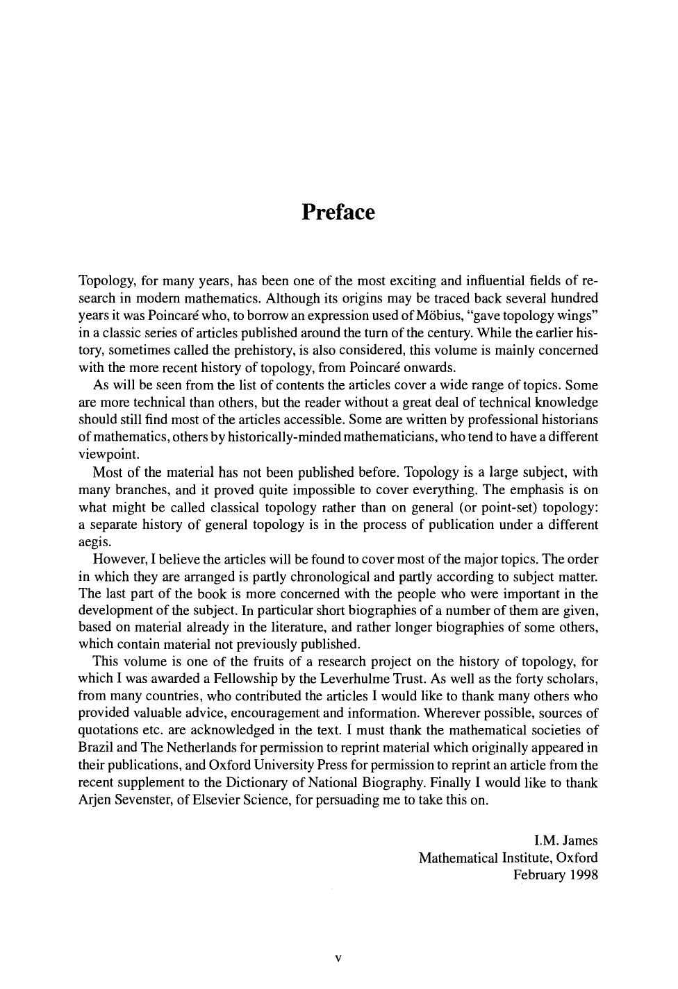 History of Topology by I.M. James (Eds.)