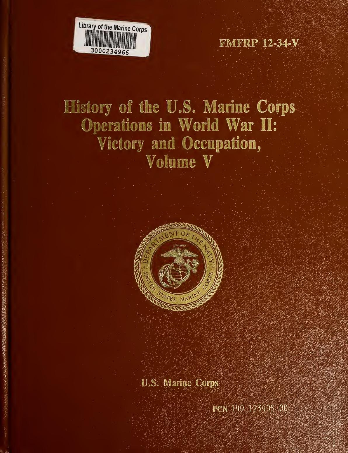 History of U.S. Marine Corps operations in World War II vol.05 by Unknown