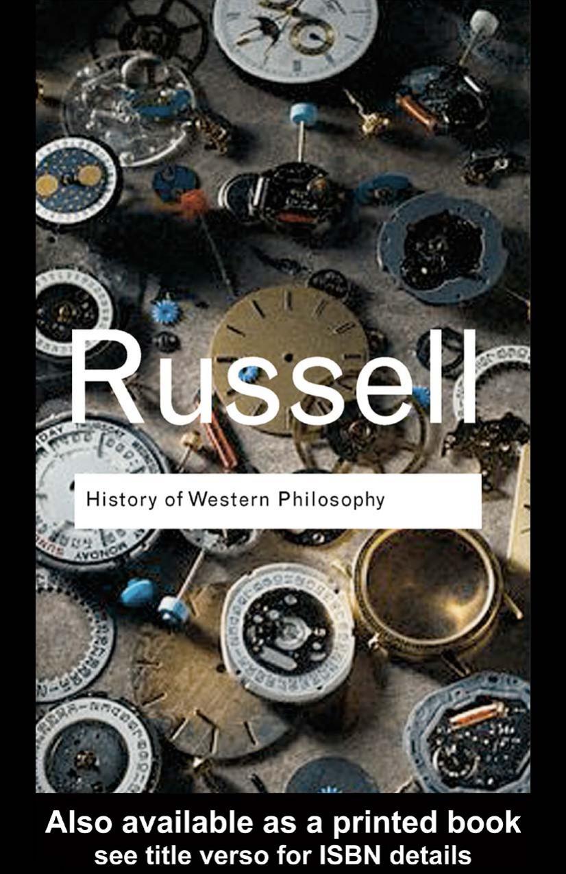 History of Western philosophy by Russell
