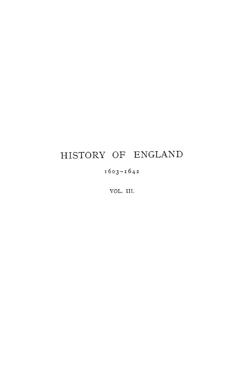 History of england from the accession of james i to the outbreak of the civil wa by 1883