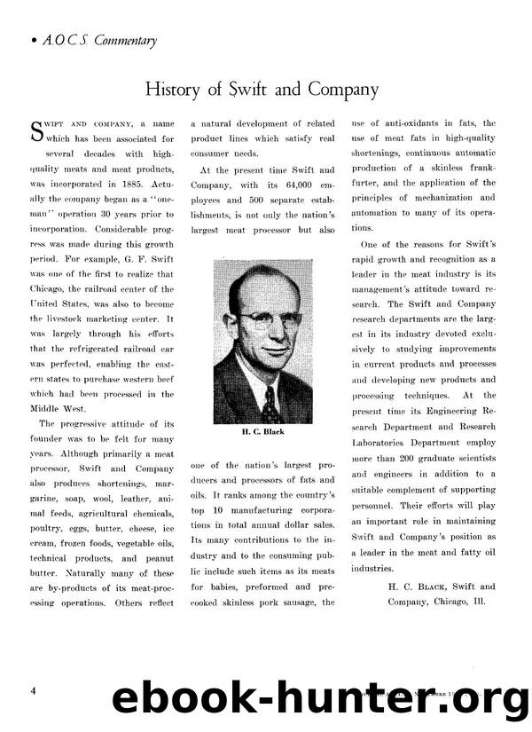 History of swift and company by Unknown