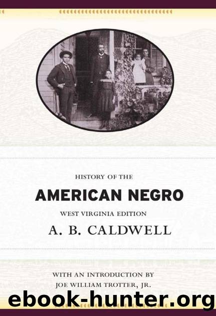 History of the American Negro : West Virginia Edition by A. B. Caldwell; Joe Trotter
