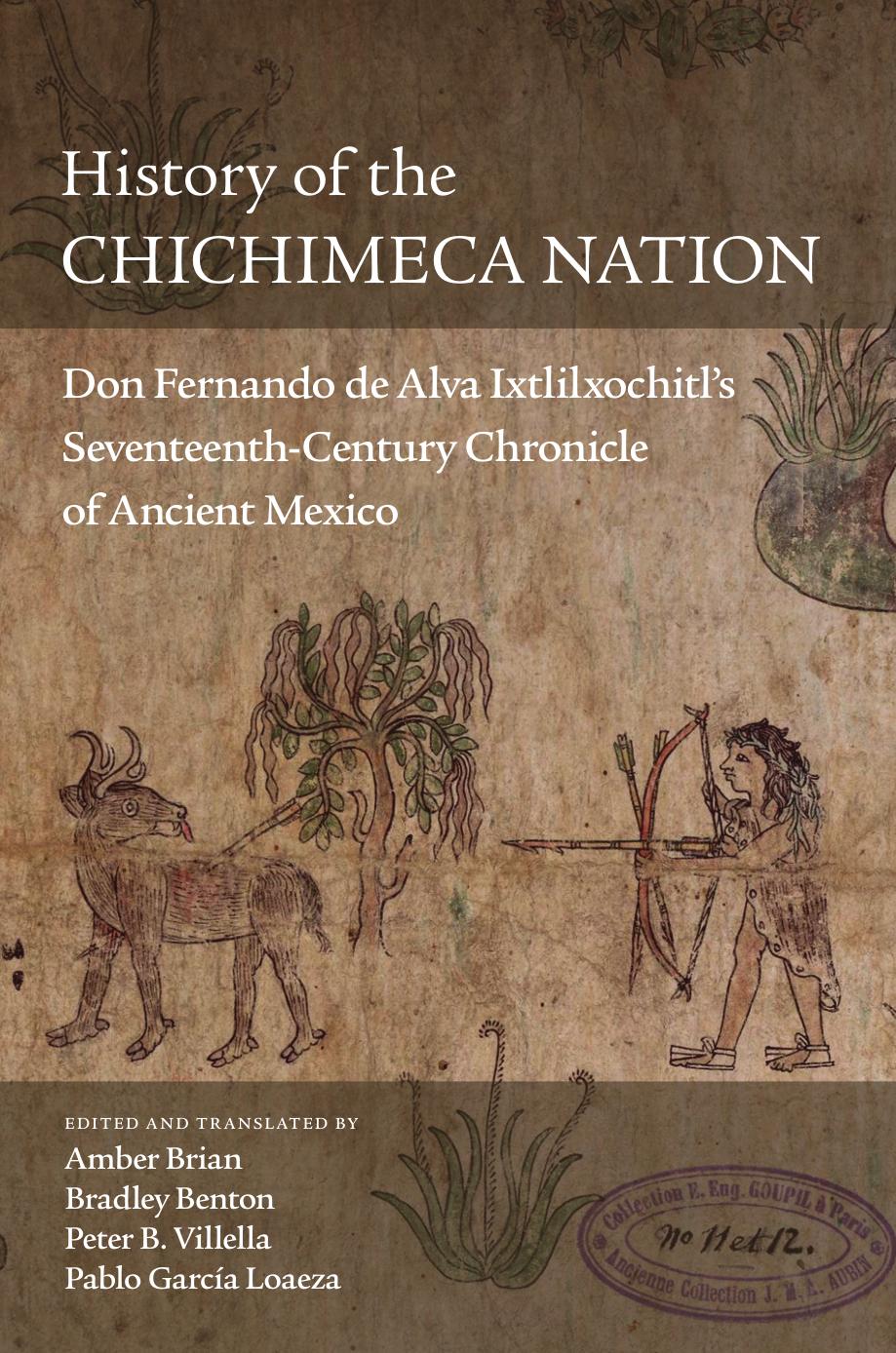 History of the Chichimeca Nation: Don Fernando de Alva Ixtlilxochitlâs Seventeenth-Century Chronicle of Ancient Mexico by Amber Brian; Bradley Benton; Peter B. Villella; Pablo Garcia Loaeza