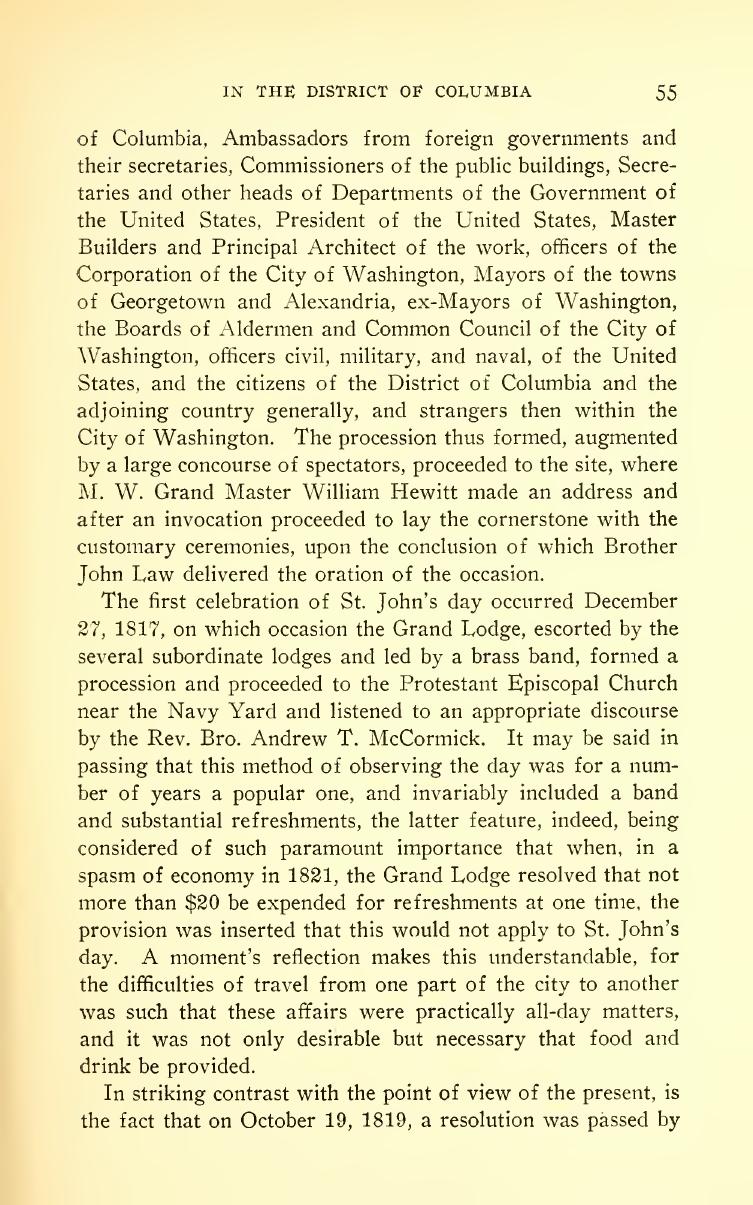 History of the Grand lodge and of freemasonry in the District of Columbia : with biographical appendix by Harper Kenton Neal 1857-1914