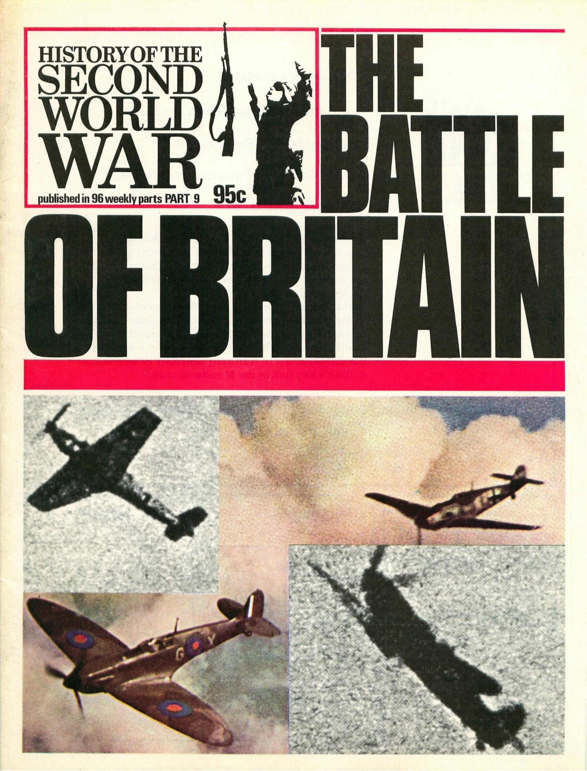 History of the Second World War, Part 9: the Battle of Britain by Barrie Pitt (Editor)