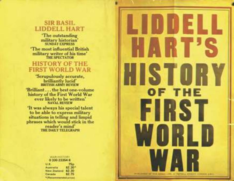 History of the first world war by Liddell Hart Basil Henry