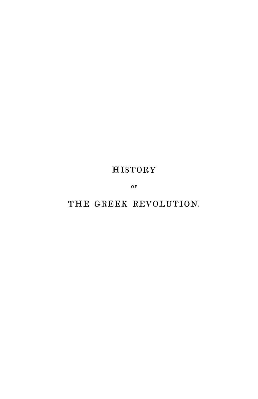 History of the greek revolution. vol. 2 by 1832
