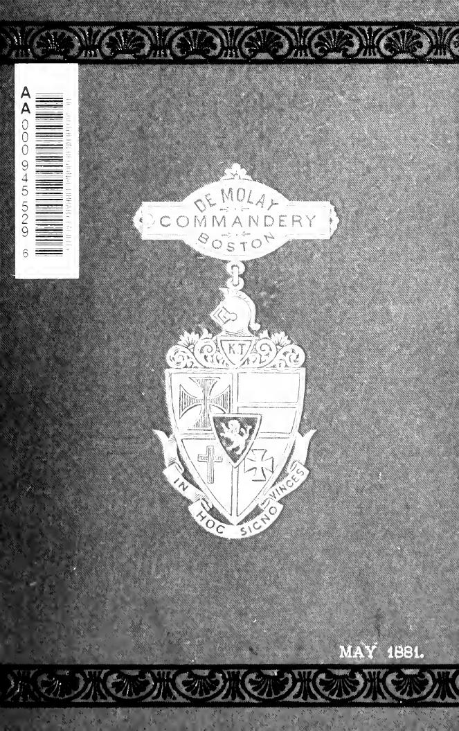 History of the second pilgrimage to Richmond, by the Knights Templars of Massachusetts and Rhode Island, May, 1881 by Bacon Fred P