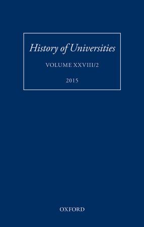 History of universities. Volume XXVIII/2 by Feingold Mordechai
