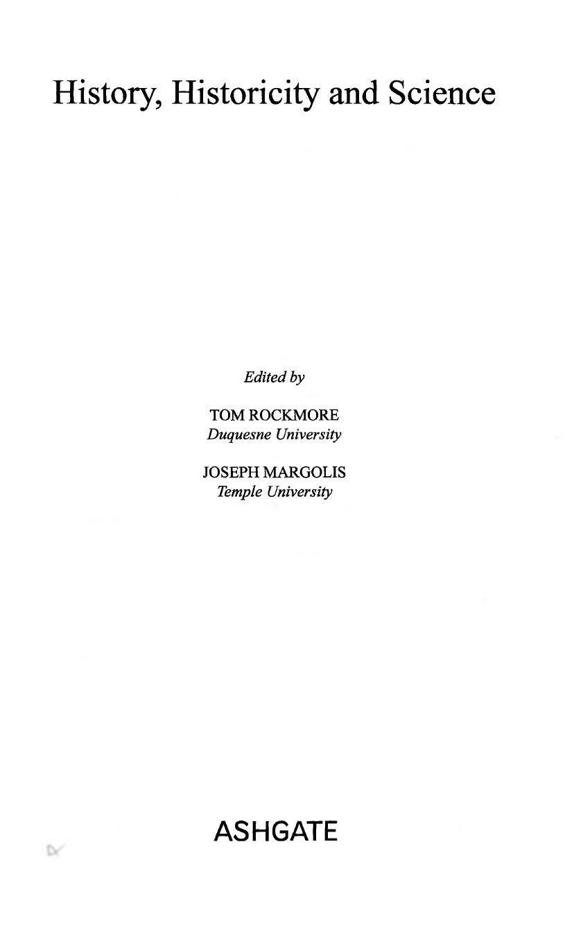 History, Historicity and Science by Unknow