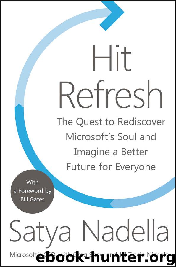 Hit Refresh: The Quest to Rediscover Microsoft's Soul and Imagine a Better Future for Everyone by Satya Nadella & Greg Shaw & Jill Tracie Nichols