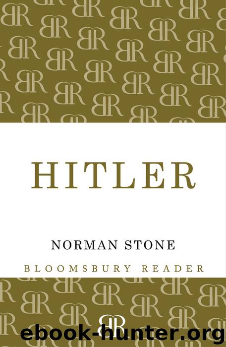 Hitler by Norman Stone