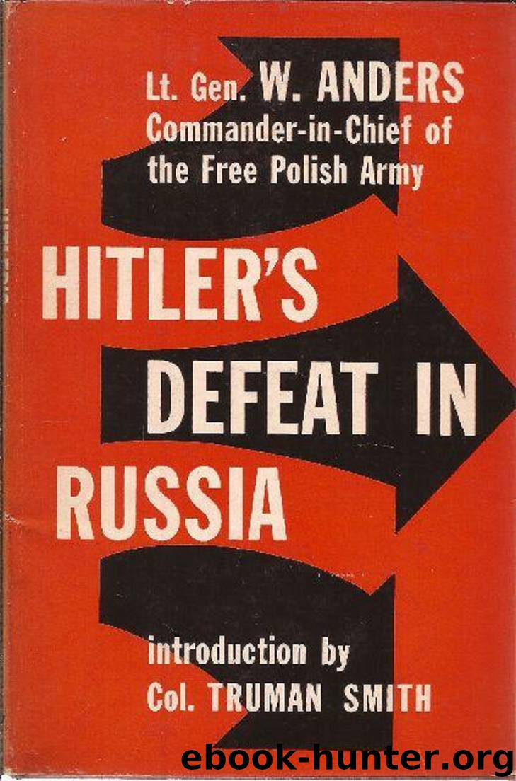 Hitler's Defeat In Russia by Lieutenant-General Władysław Anders