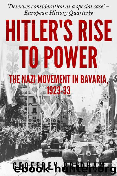 Hitler’s Rise to Power by Pridham Geoffrey