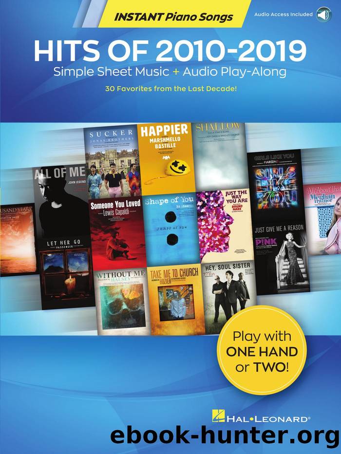 Hits of 2010-2019 by Hal Leonard Corp