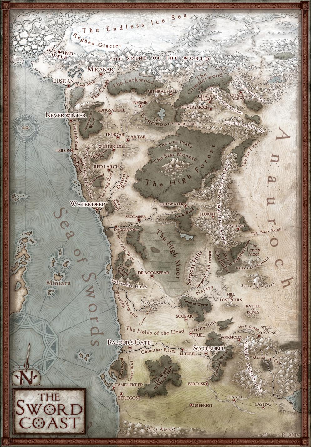Hoard Of The Dragon Queen Maps by Unknown