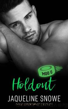 Holdout: A Moo U Hockey Romance by Jaqueline Snowe & Heart Eyes Press