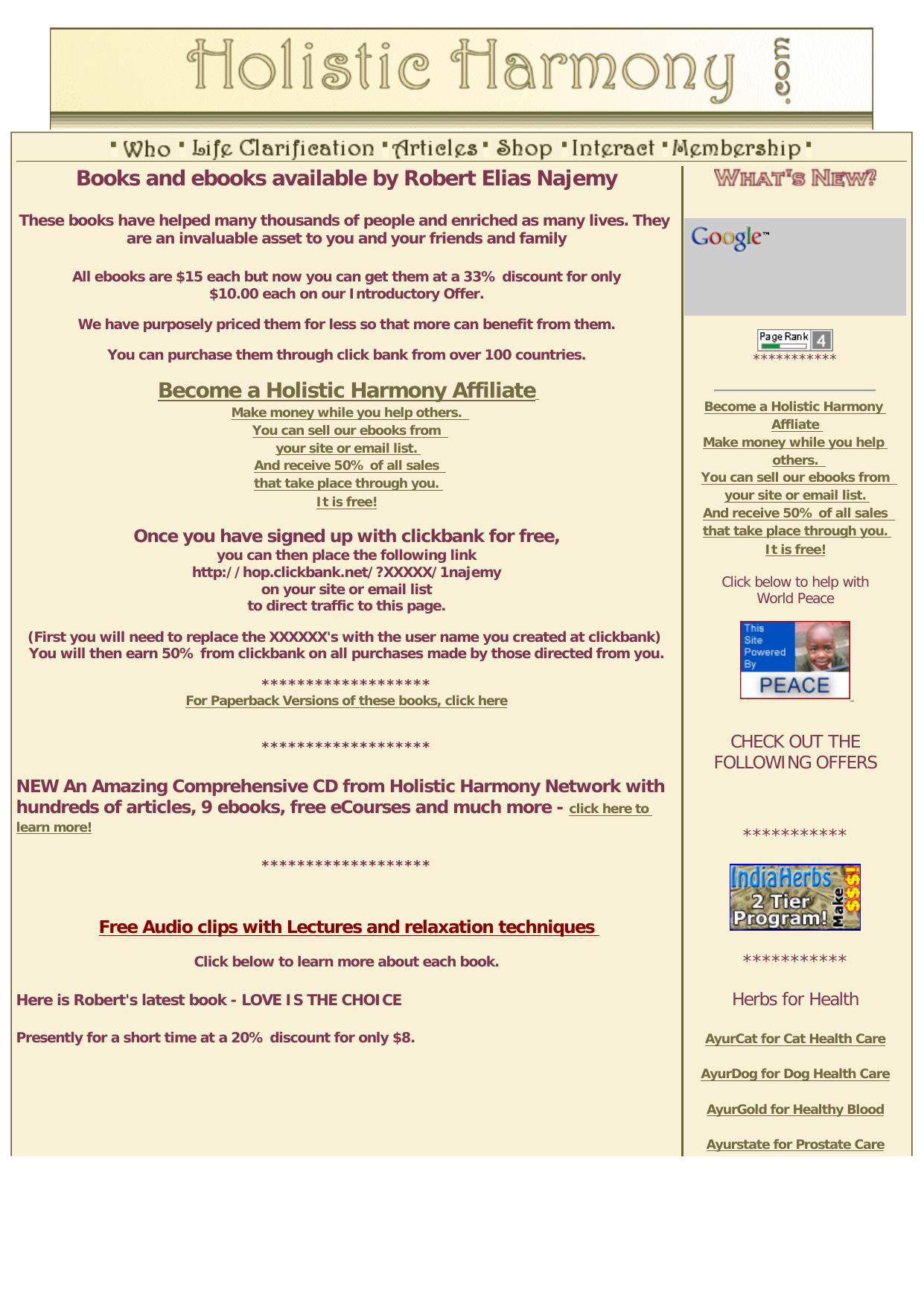 Holistic Harmony Network. by Best of Kuszter's Collection