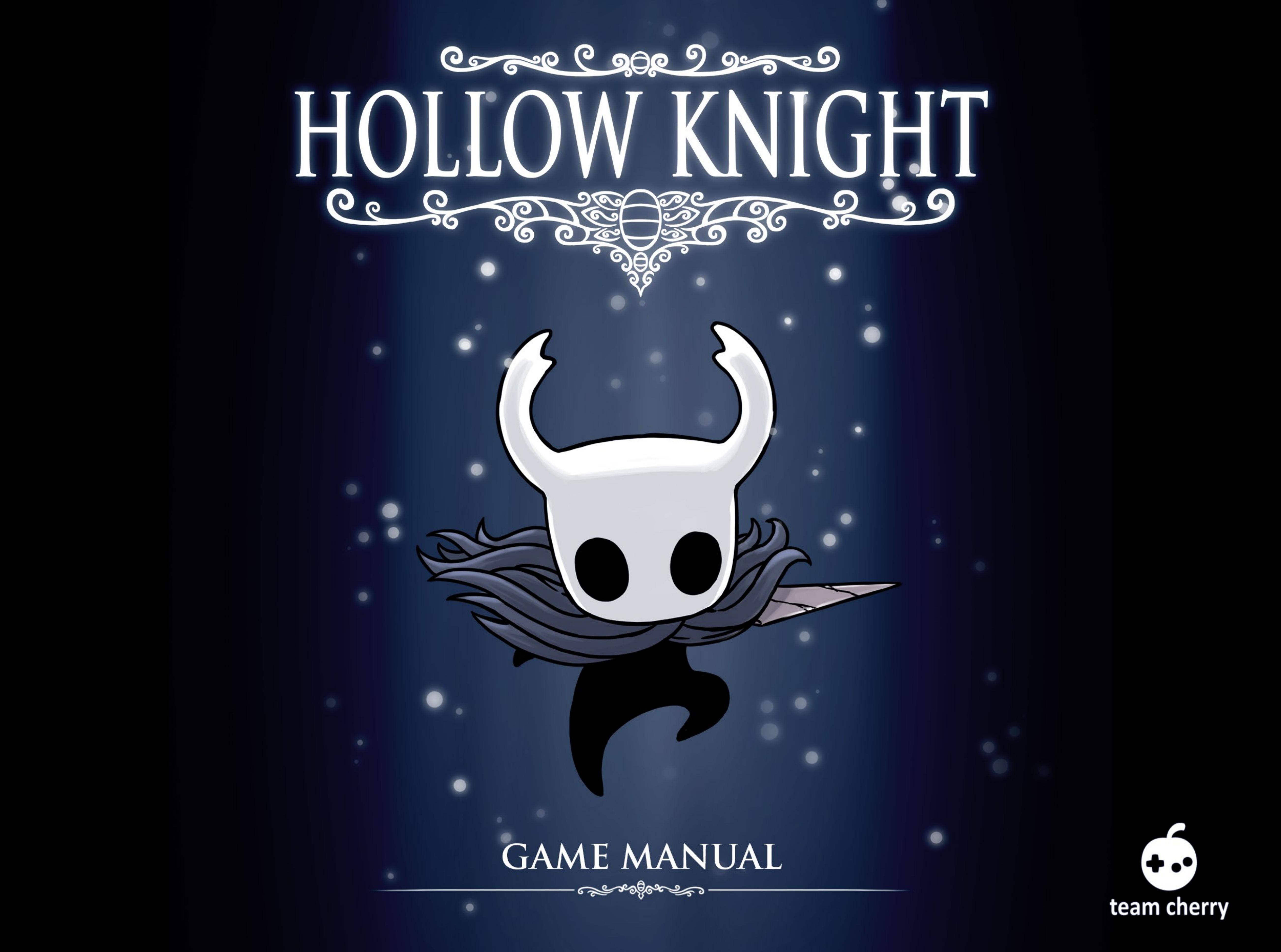 Hollow Knight Game Manual by Team Cherry