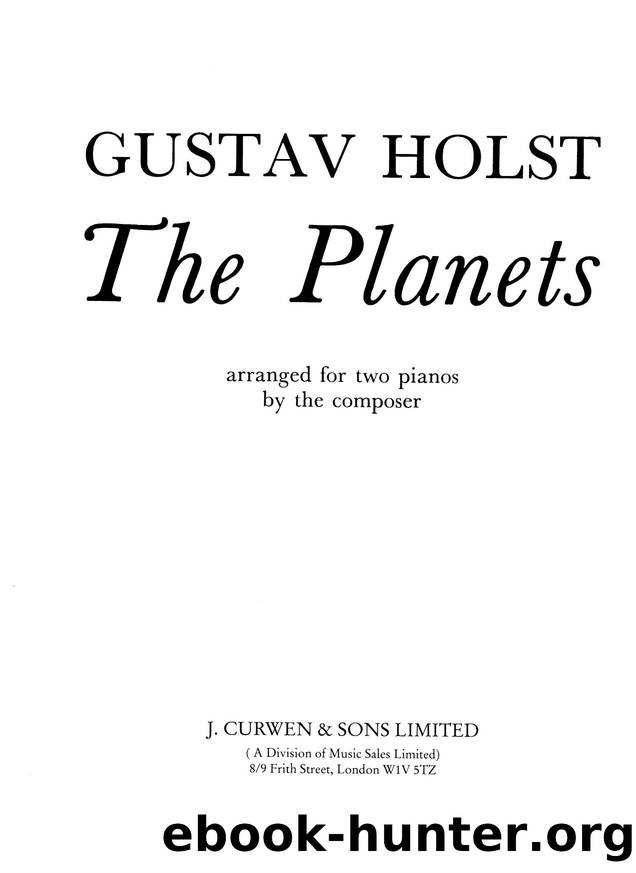 Holst - The Planets by Mars
