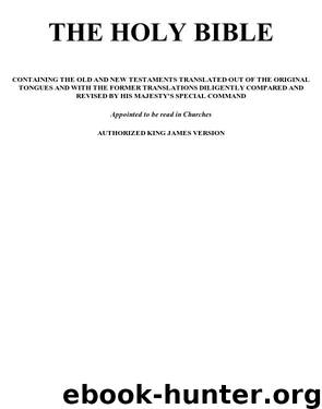 Holy Bible by King James Version