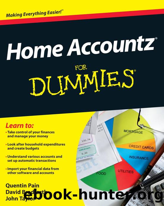 Home Accountz for Dummies by Quentin Pain; David Bradforth; John Taylor