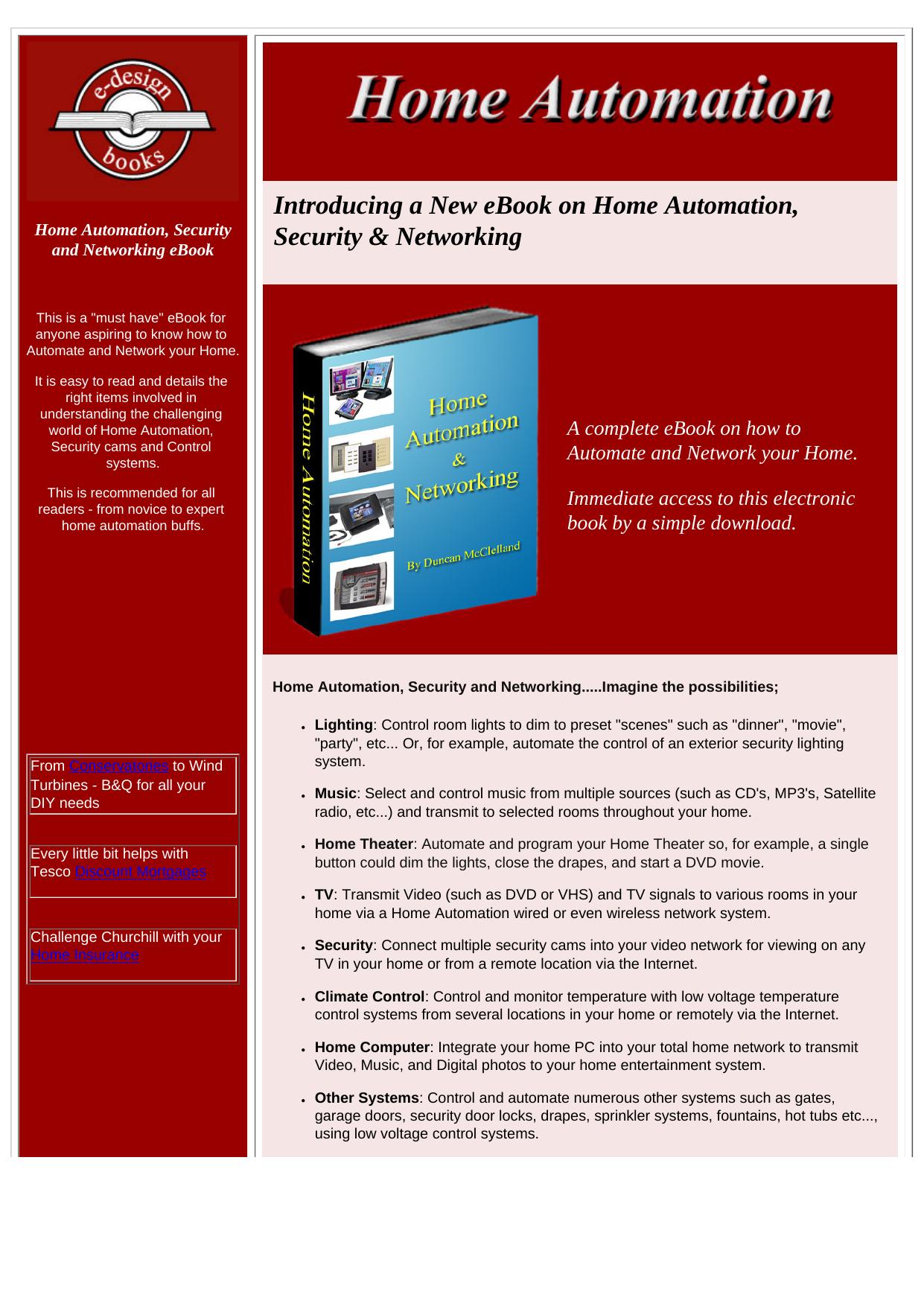 Home Automation & Networking EBook. by Best of Kuszter's Collection