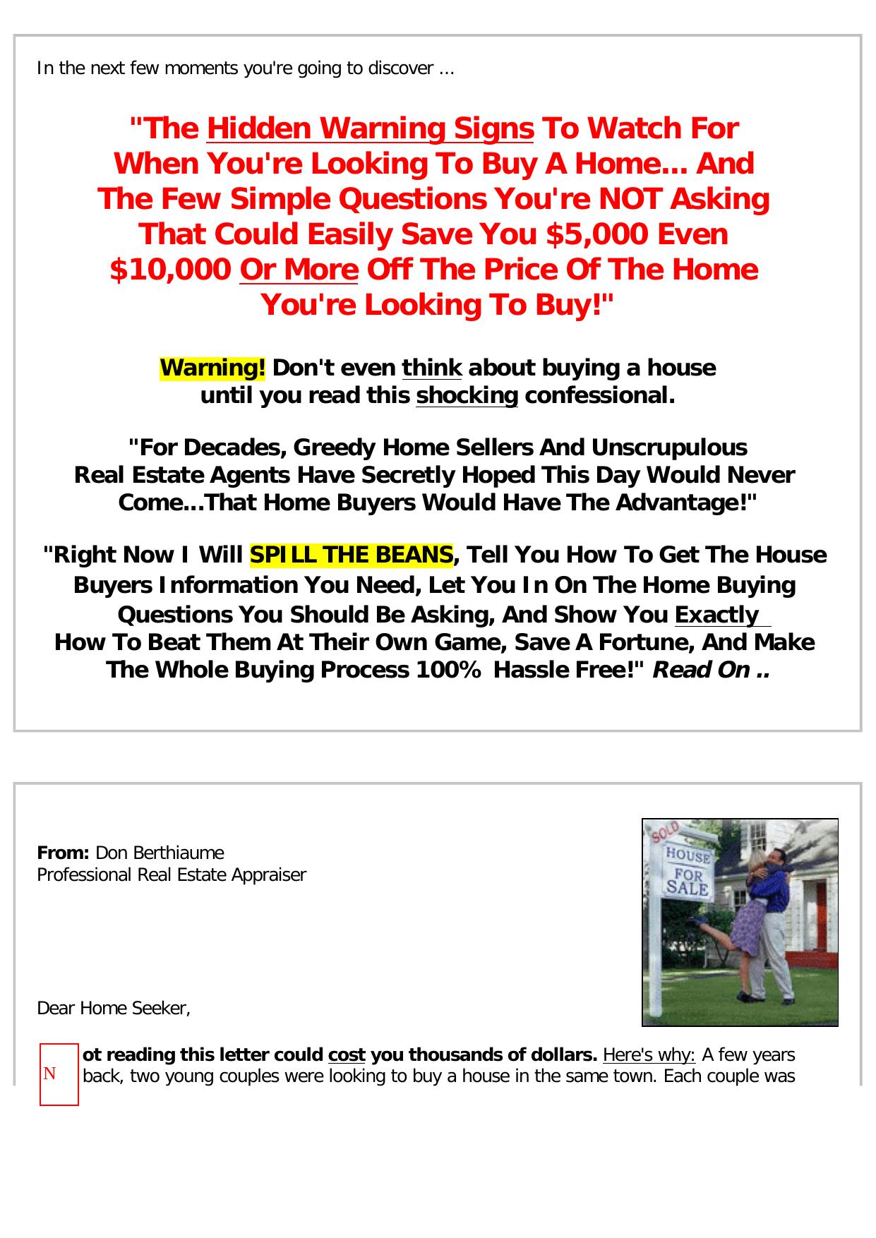 Home Buyer Defense Guide. by Best of Kuszter's Collection