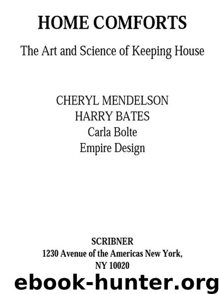 Home Comforts: The Art and Science of Keeping House by Mendelson Cheryl