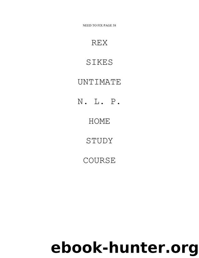 Home Course by Rex Sikes