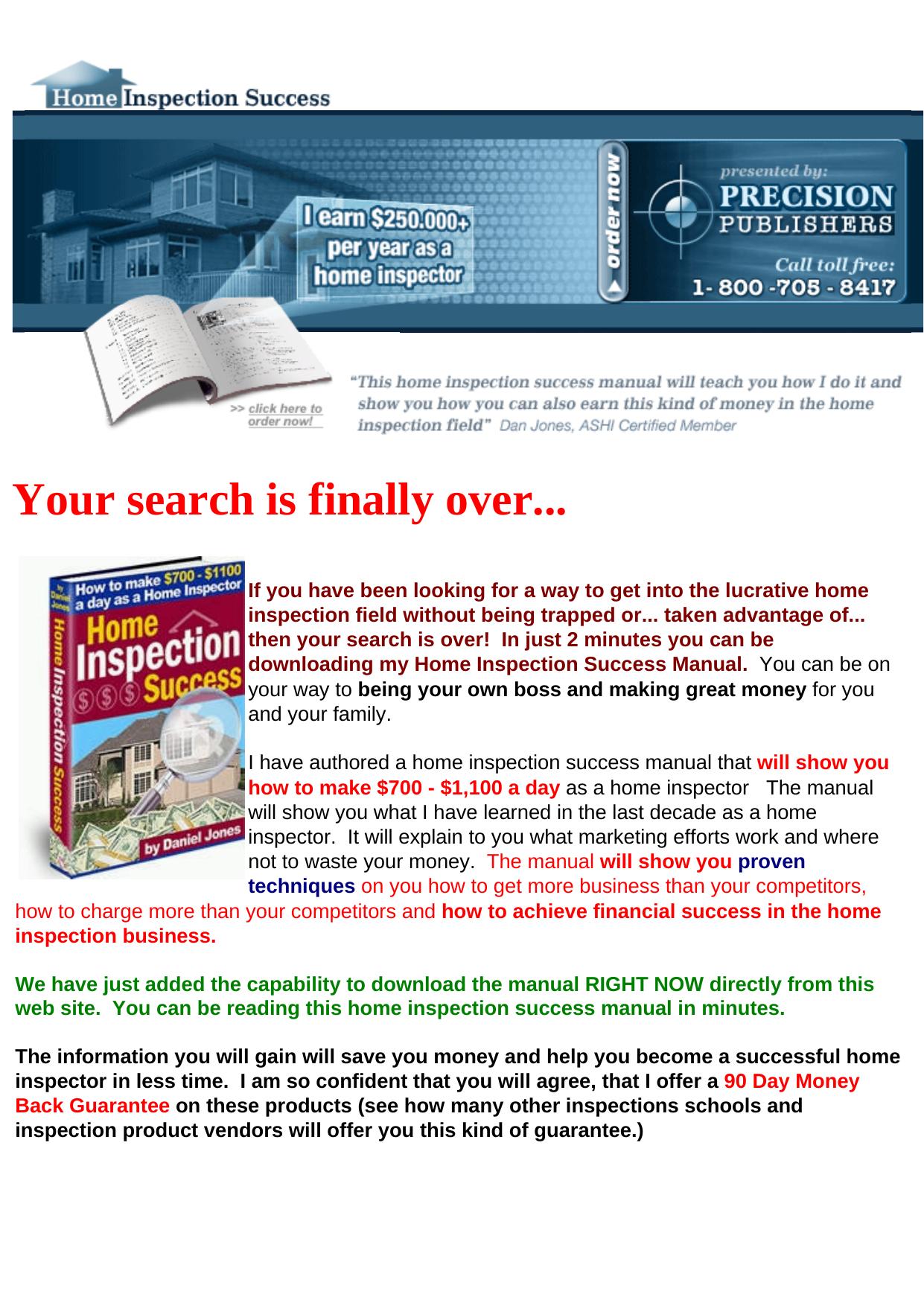 Home Inspection Success. by Best of Kuszter's Collection