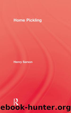 Home Pickling by Sarson