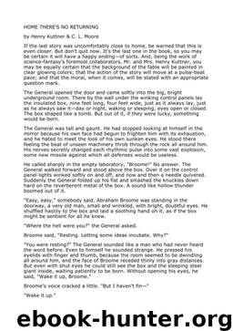 Home There's No Returning by Henry Kuttner & C. L. Moore