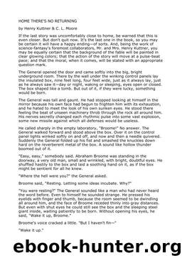Home There's No Returning by Henry Kuttner; C. L. Moore