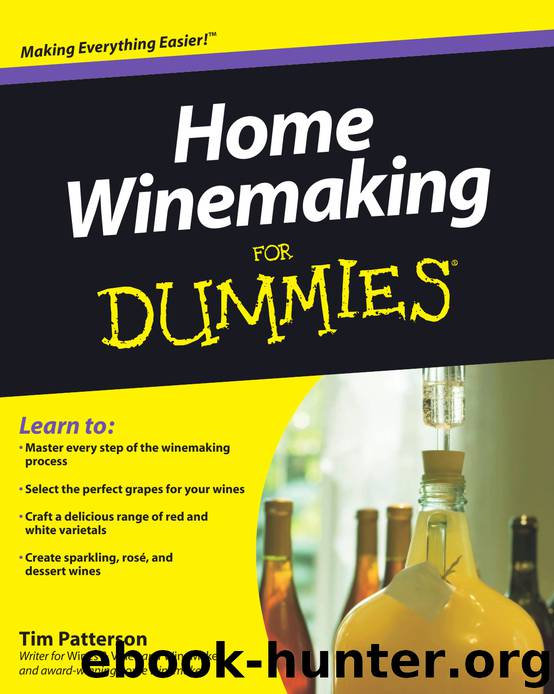 Home Winemaking for Dummies by Tim Patterson