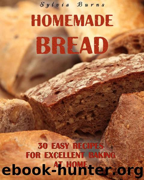 Homemade Bread: 30 Easy Recipes For Excellent Baking At Home: (Baking Recipes, Bread Baking Techniques, Bread Recipes) (Bread Baking, Homemade Bread Recipes) by Sylvia Burns & Sylvia Burns