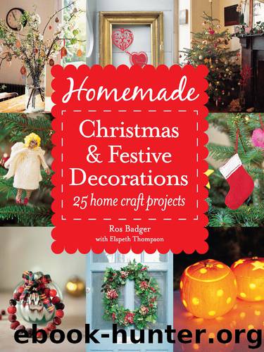 Homemade Christmas and Festive Decorations by Ros Badger