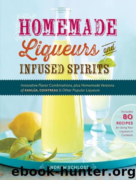 Homemade Liqueurs and Infused Spirits by Andrew Schloss