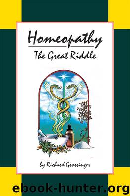 Homeopathy by Richard Grossinger