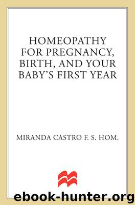 Homeopathy for Pregnancy, Birth, and Your Baby's First Year
